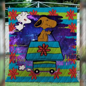 Snoopy Flower 3D Quilt  Quilt
